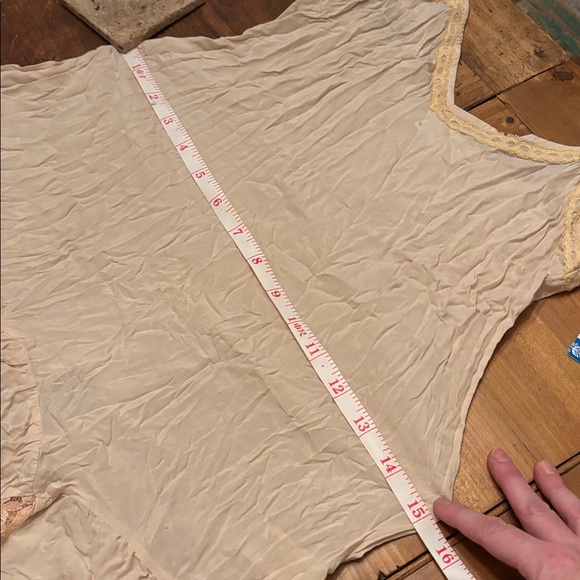 NWT Cotton and lace Godet slip dress - Picture 9 of 12